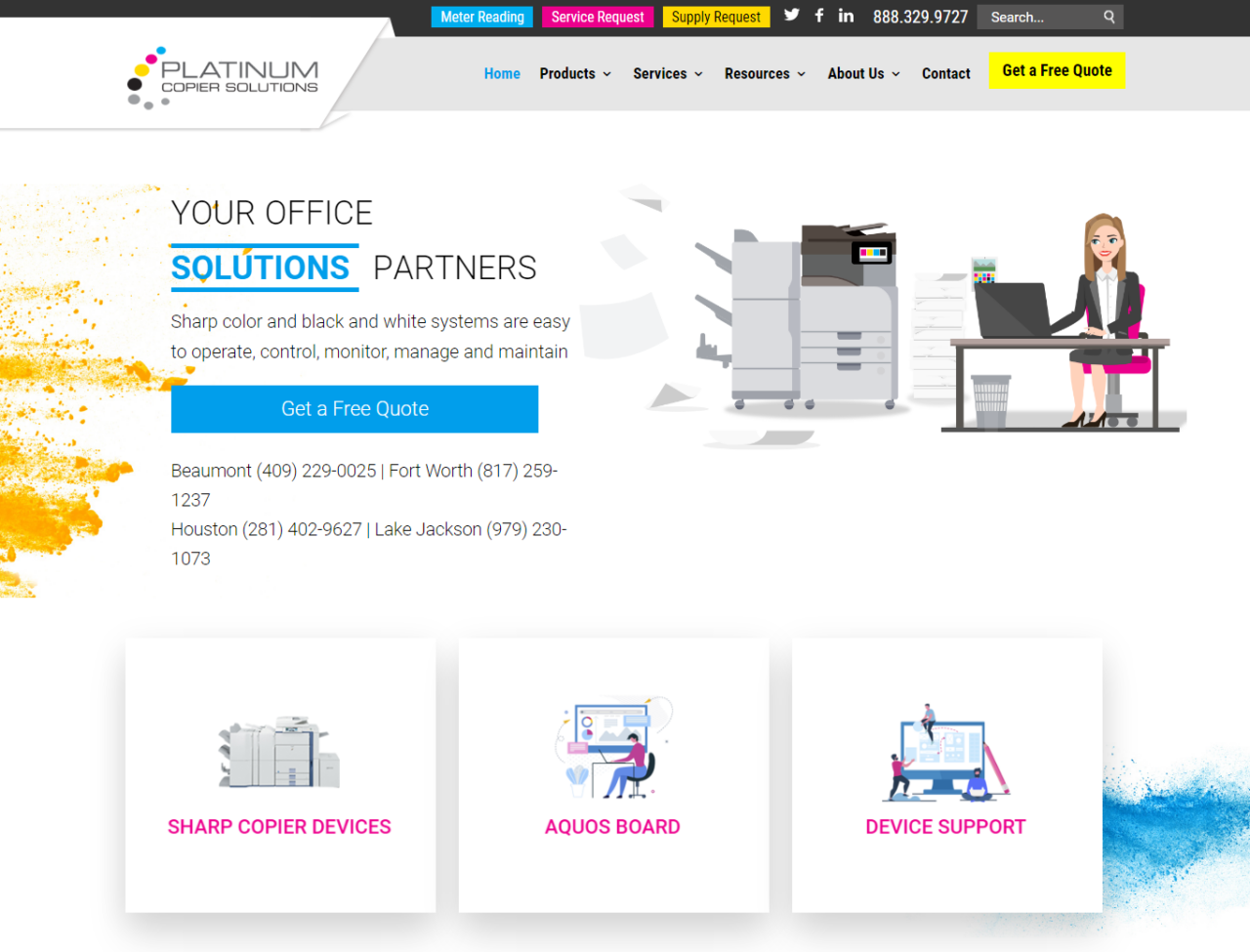 Platinum Copier Solutions | ITVibes Portfolio