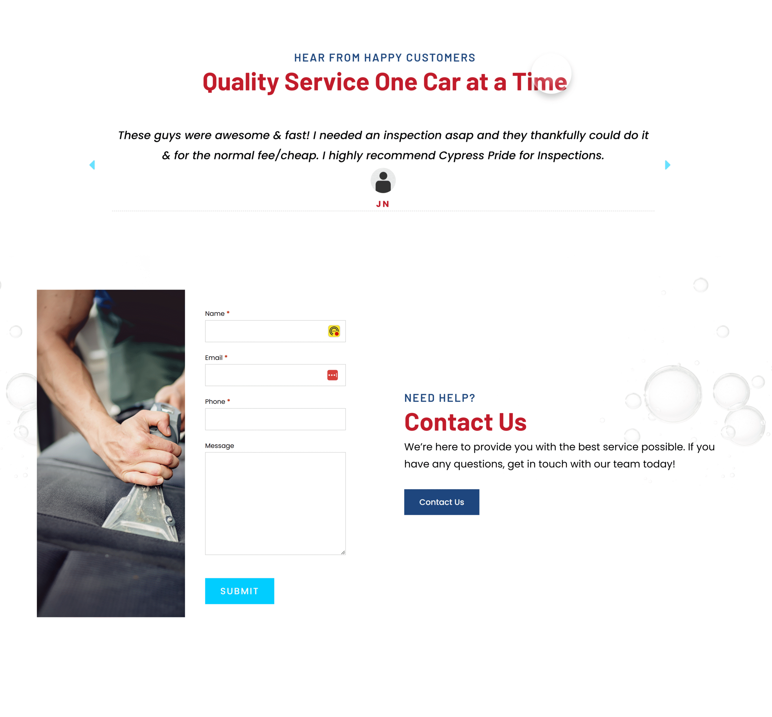 Contractor marketing services th | itvibes full service digital marketing agency in houston Super Shine Car Wash Home Page Contact Us