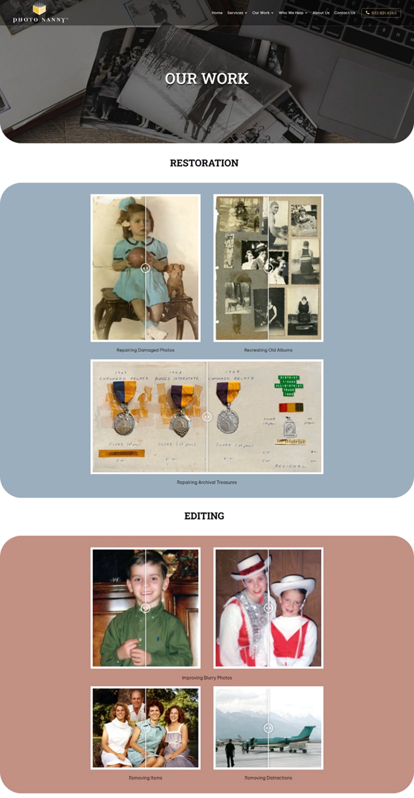 Our work photo nanny 1 | itvibes full service digital marketing agency in houston