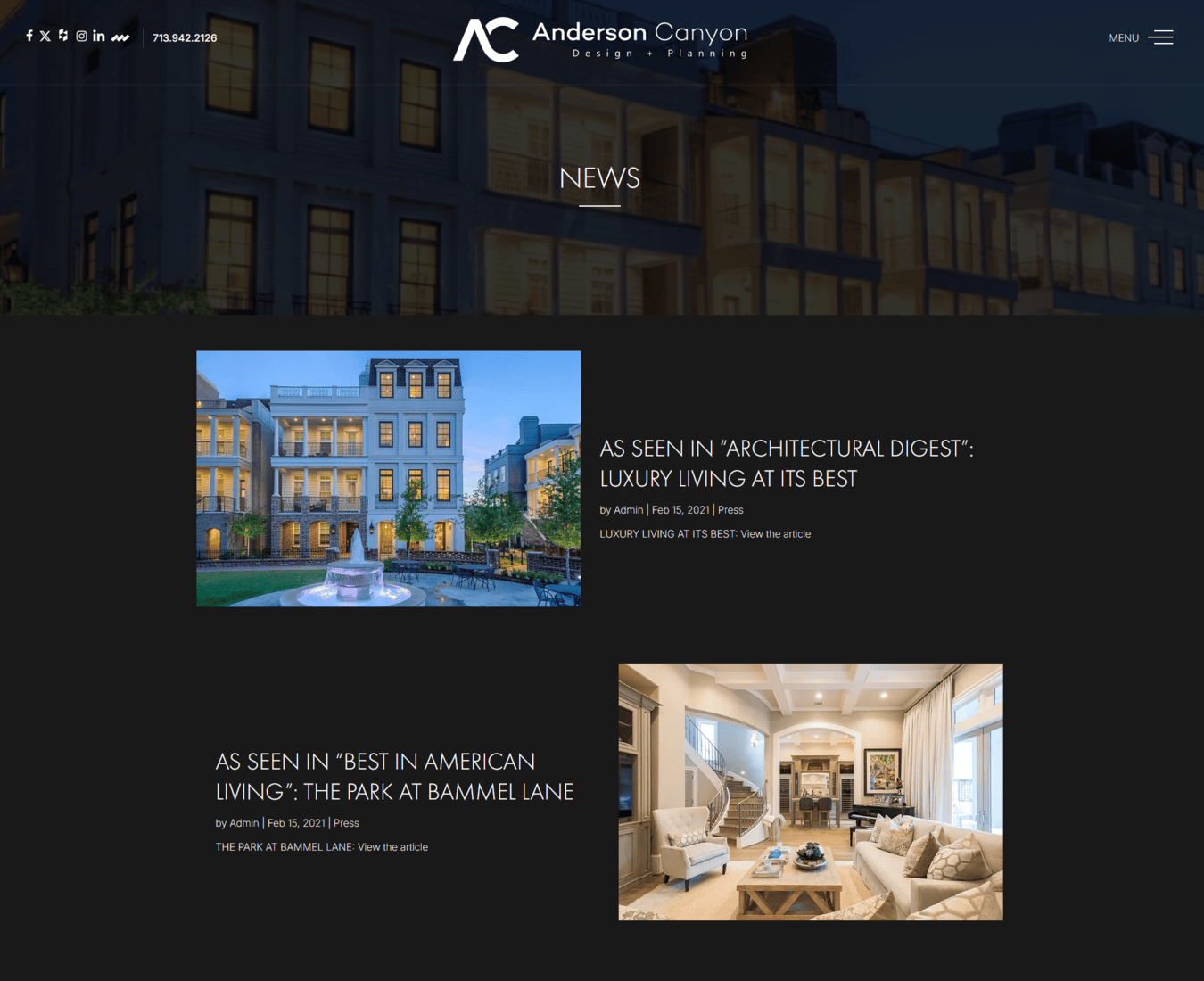 Architect news in houston anderson canyon llc 05 05 2025 01 06 pm 1 | itvibes full service digital marketing agency in houston