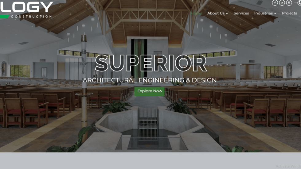 Trilogy construction website design | itvibes full service digital marketing agency in houston