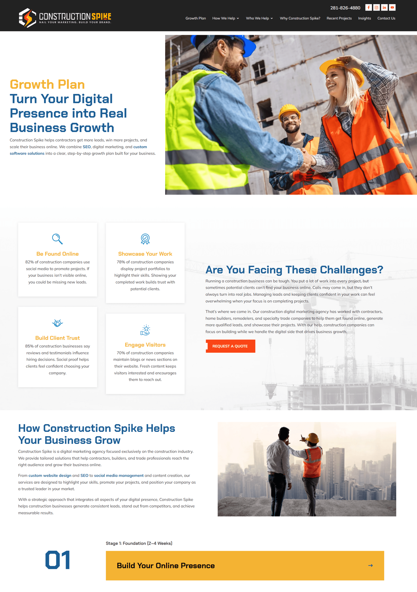 Construction marketing packages 2 | itvibes full service digital marketing agency in houston