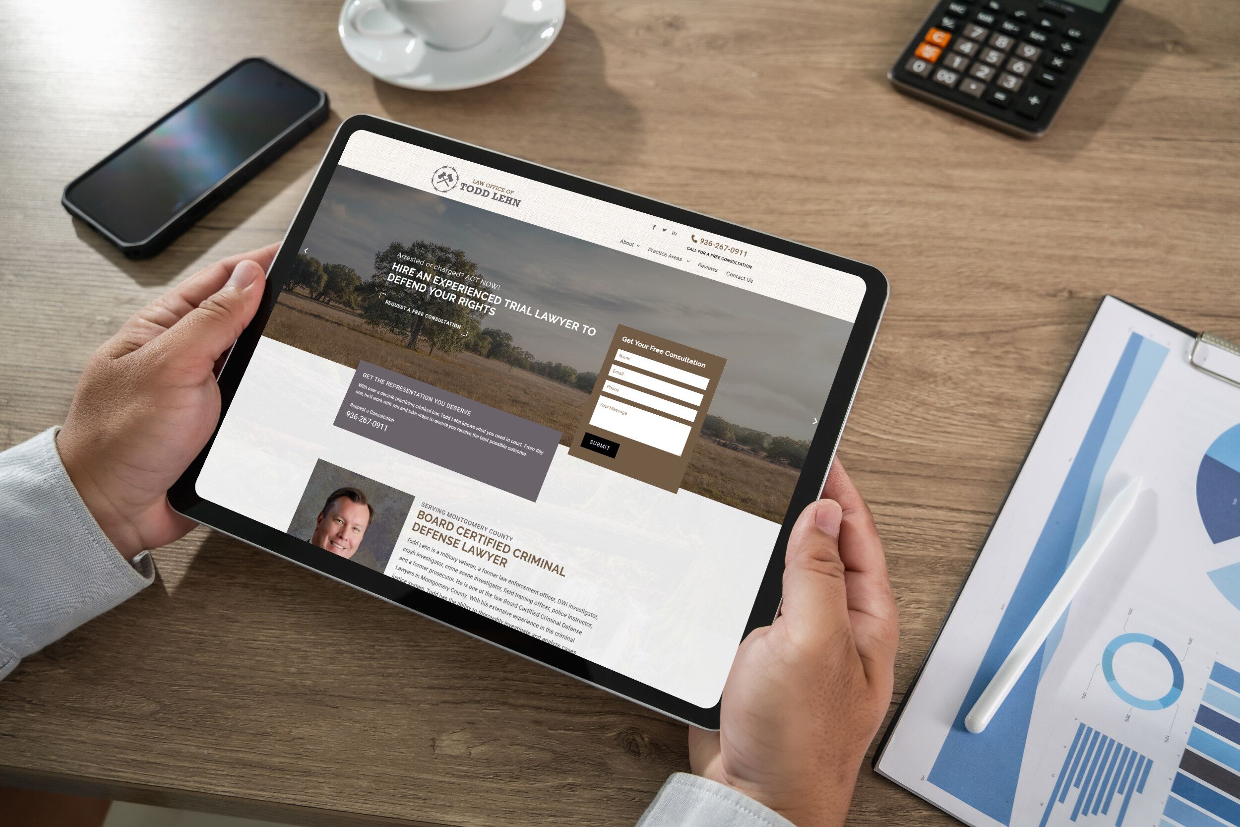 Manholdsamockuptabletblankscreenmockupforux | itvibes full service digital marketing agency in houston