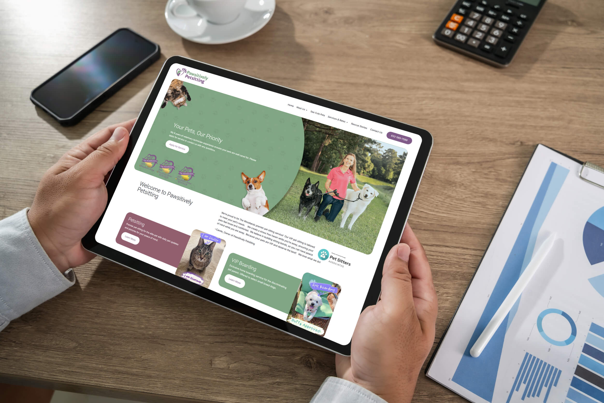 Tablet | itvibes full service digital marketing agency in houston