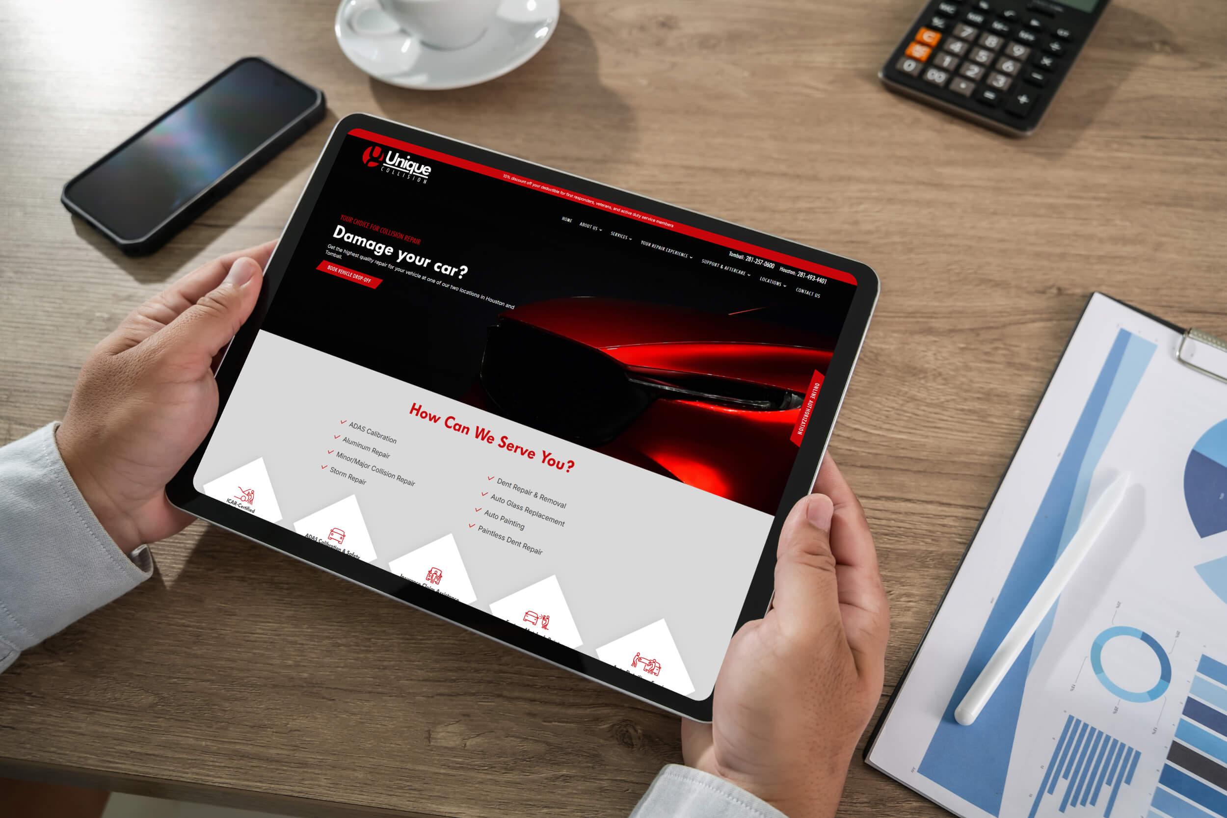 Tablet | itvibes full service digital marketing agency in houston