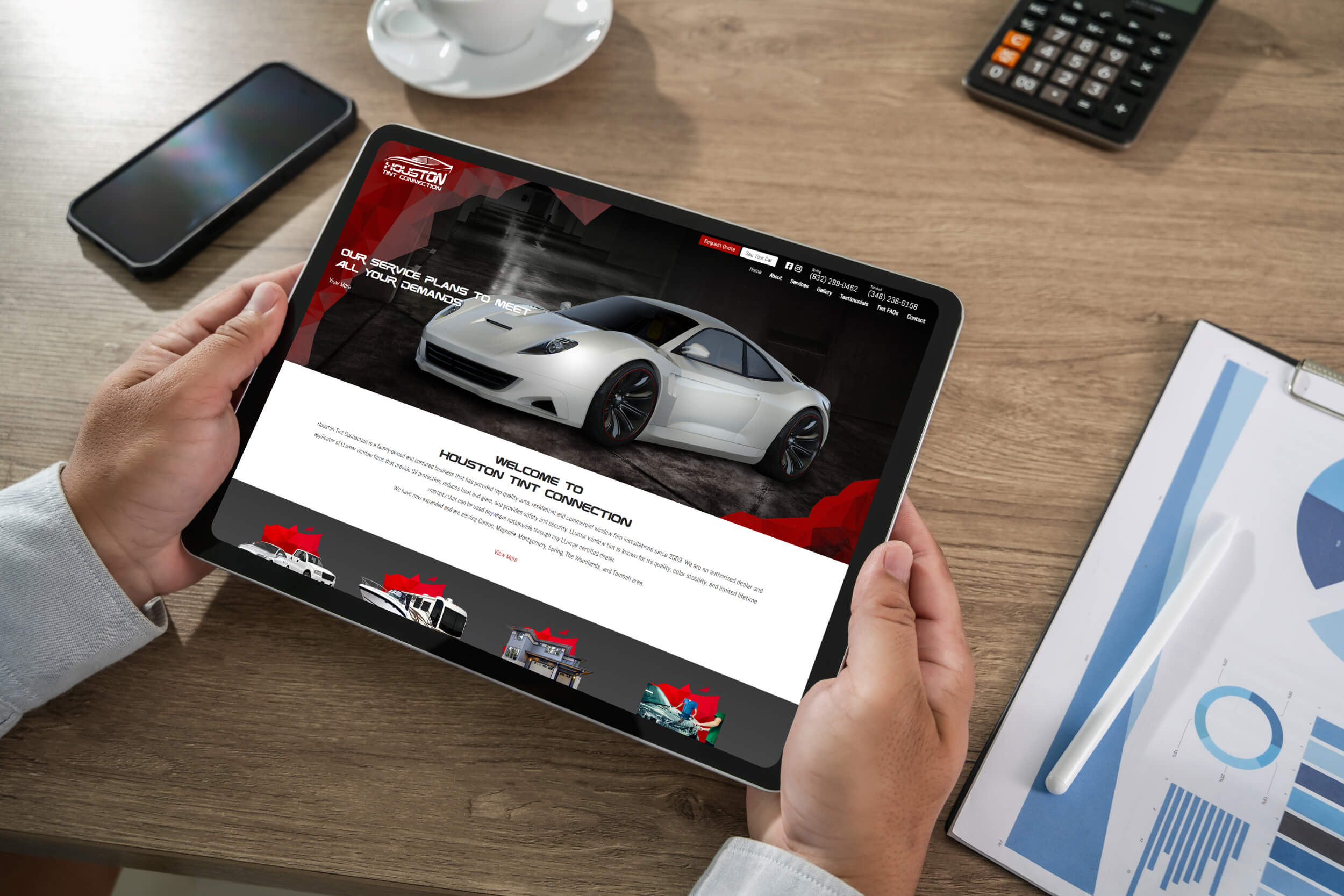 Tablet | itvibes full service digital marketing agency in houston