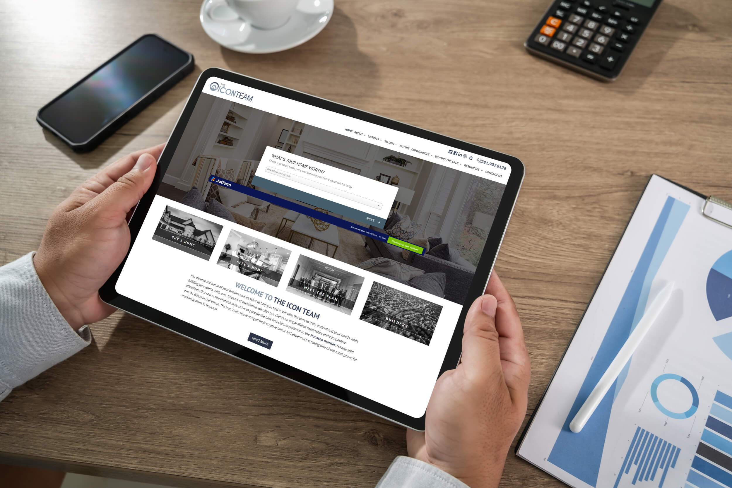Tablet | itvibes full service digital marketing agency in houston
