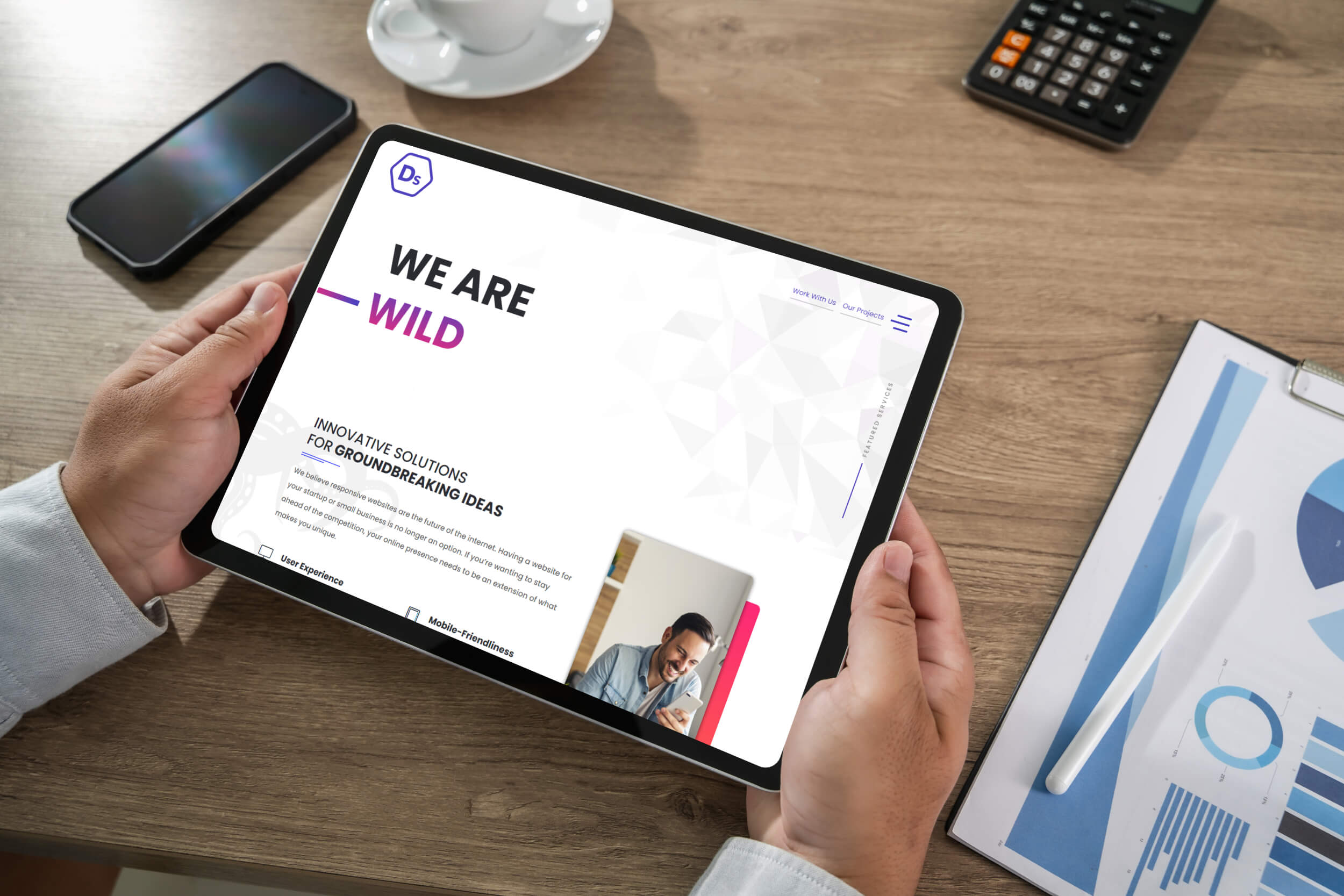 Tablet | itvibes full service digital marketing agency in houston