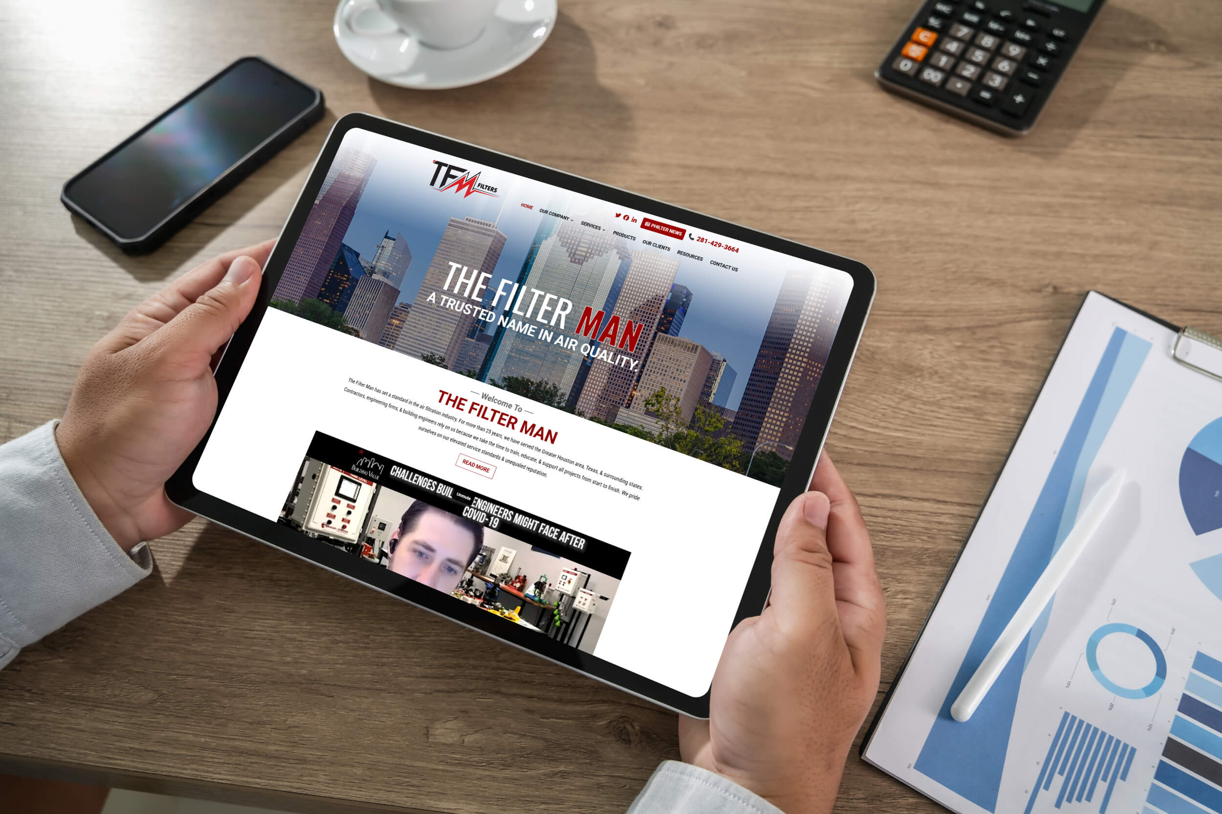 Tablet | itvibes full service digital marketing agency in houston