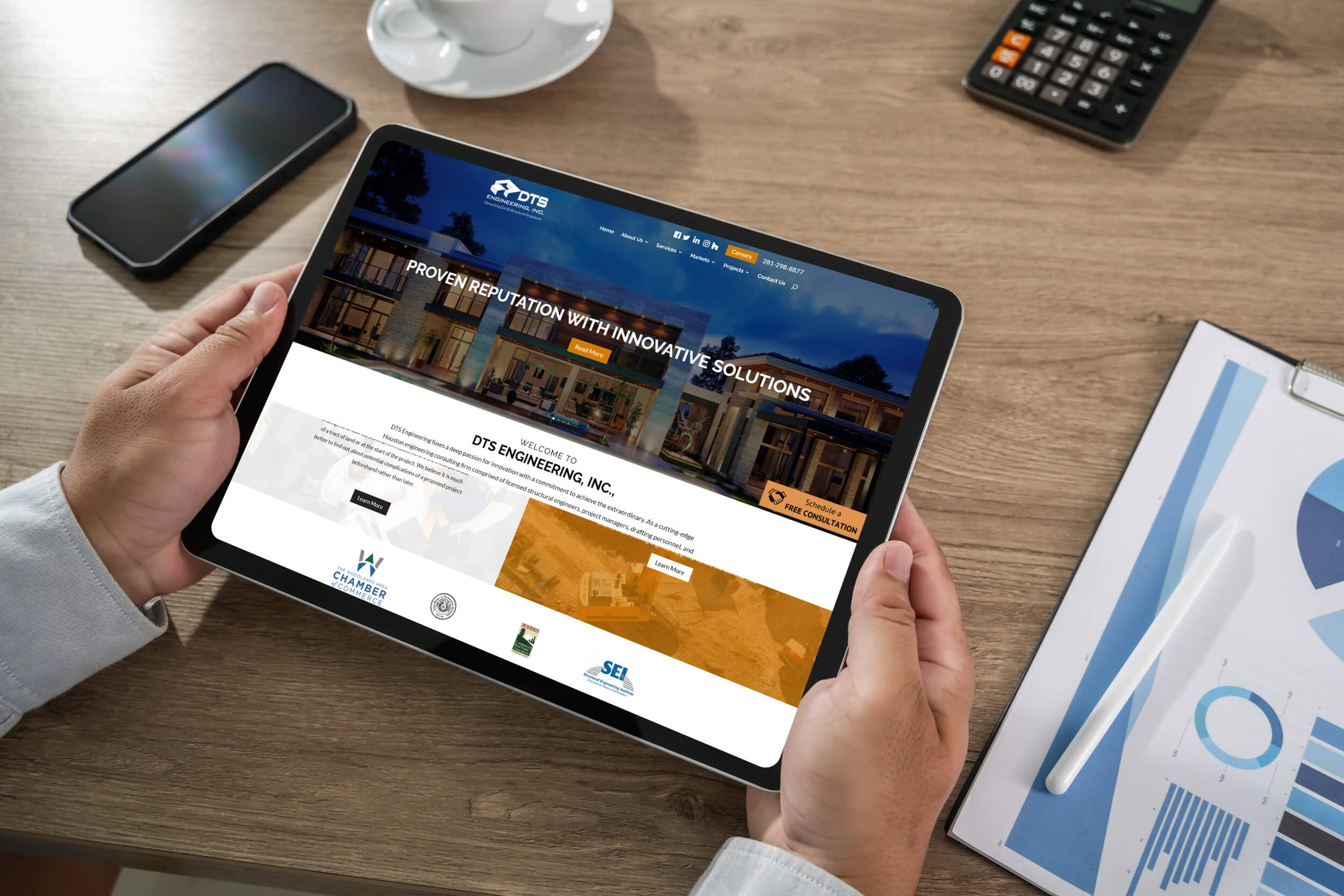 Tablet | itvibes full service digital marketing agency in houston