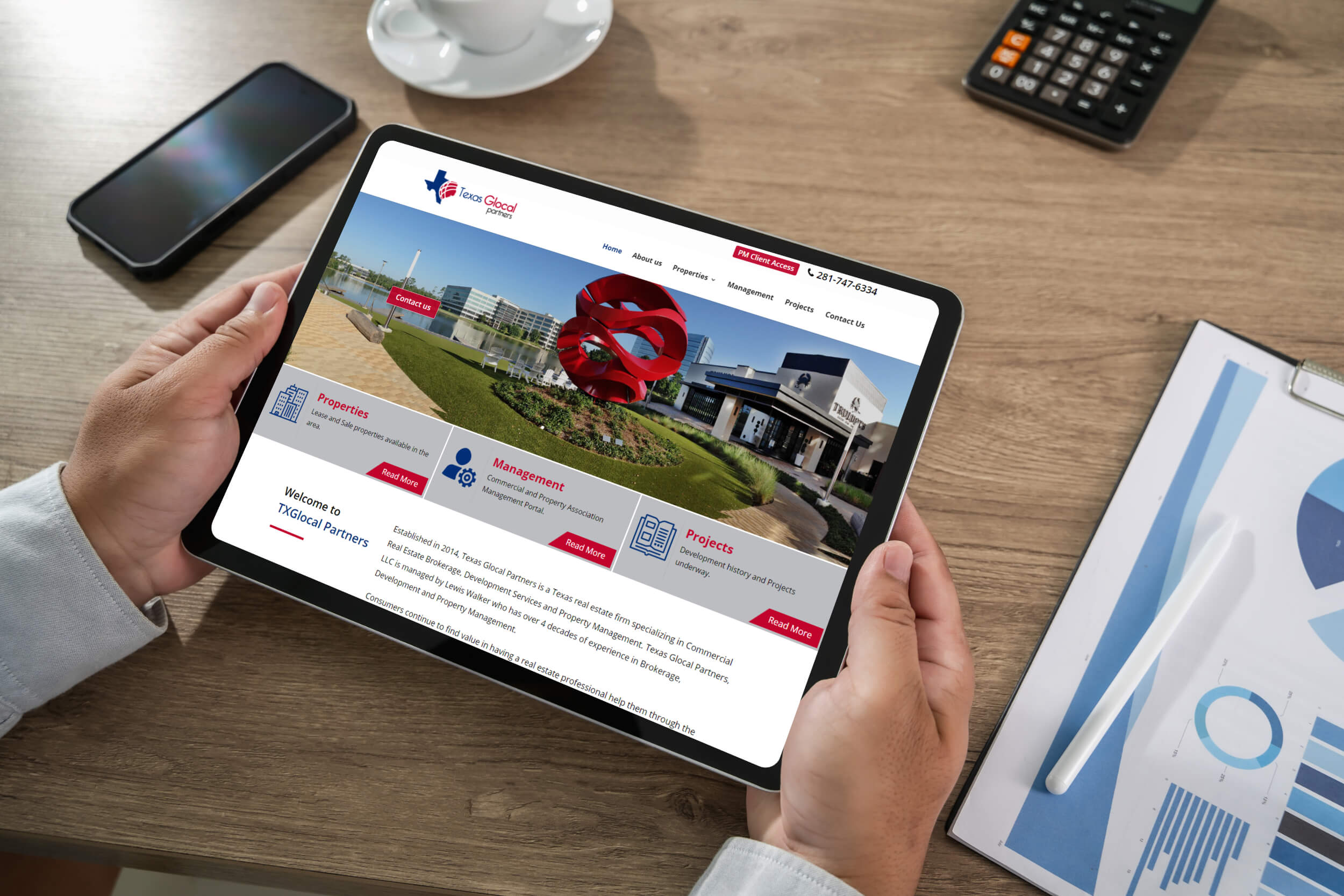 Tablet | itvibes full service digital marketing agency in houston