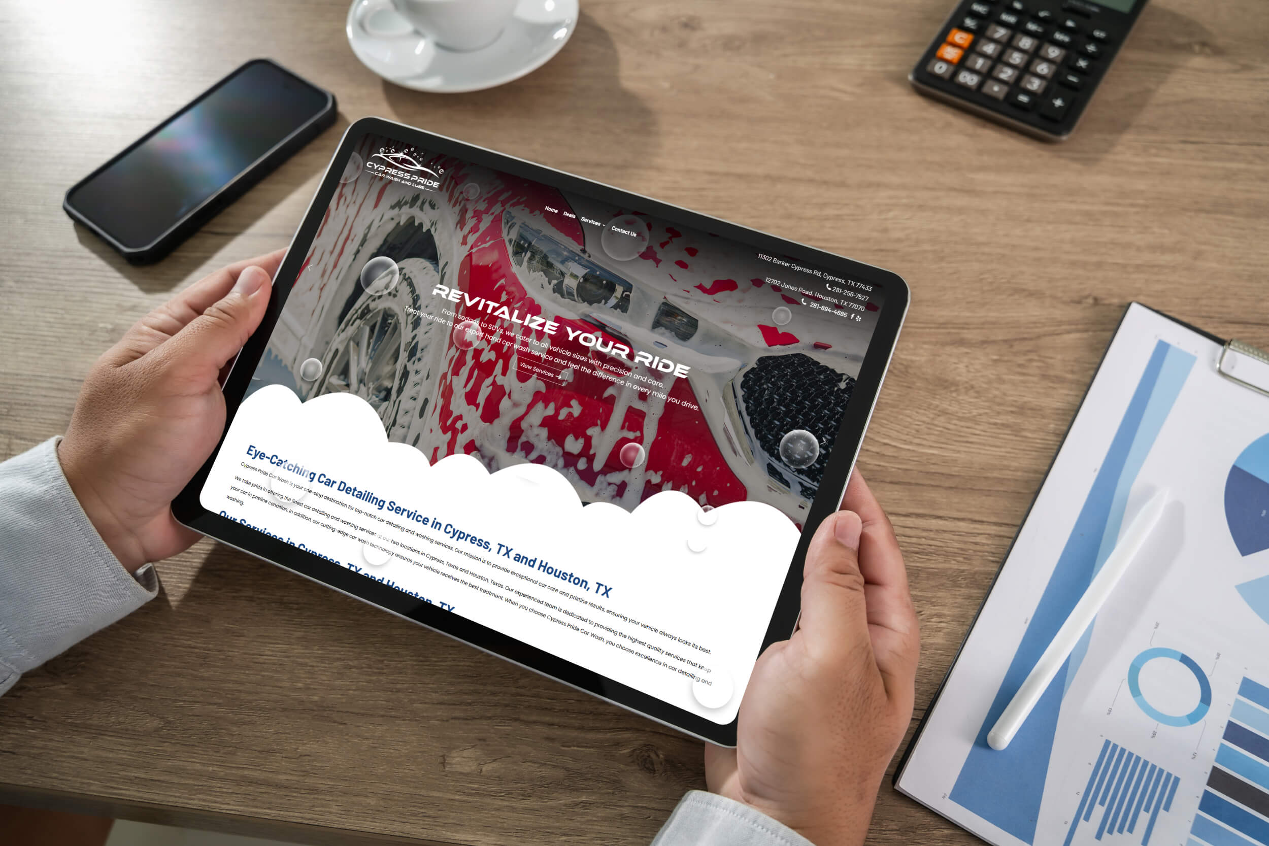 Tablet | itvibes full service digital marketing agency in houston