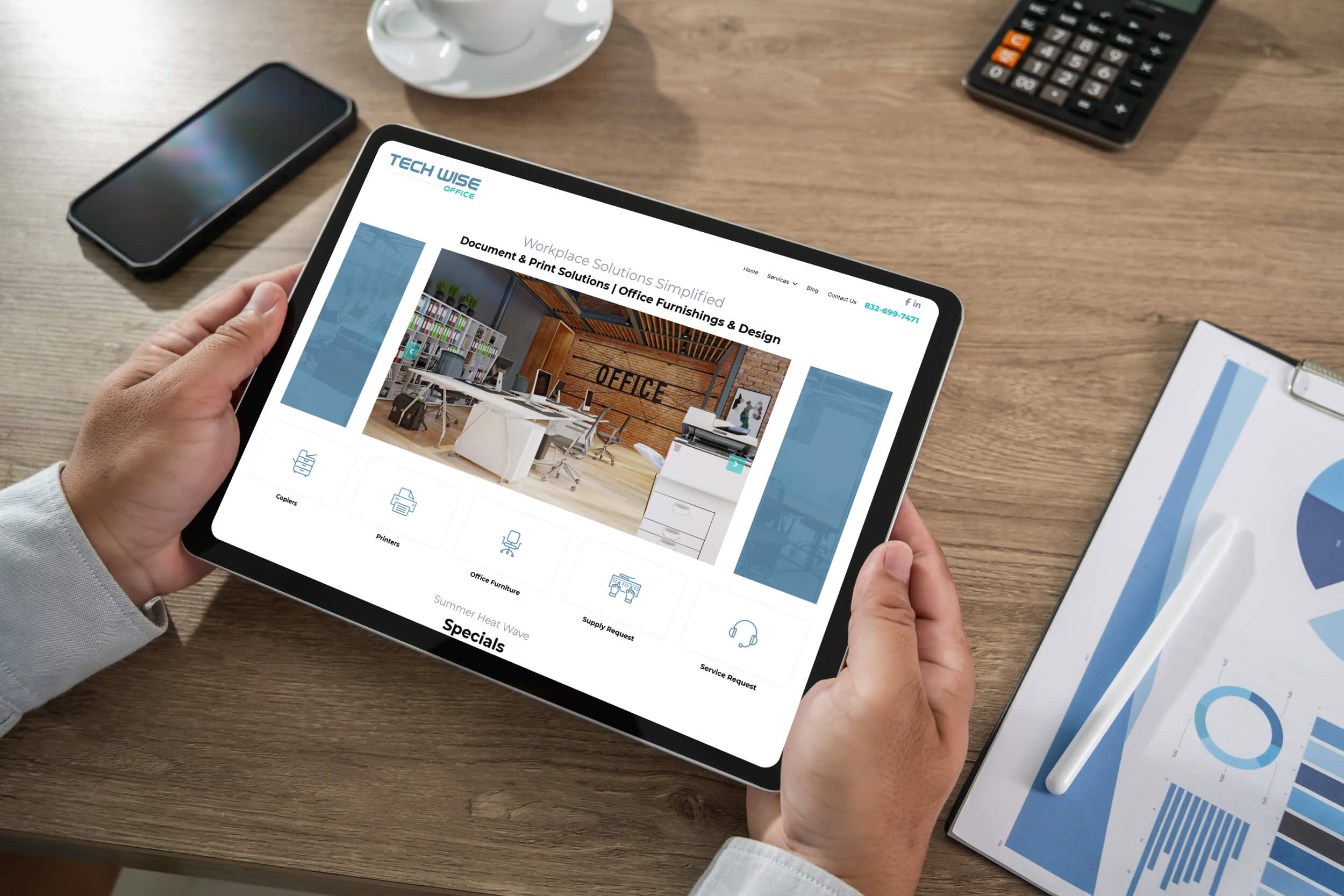 Tablet | itvibes full service digital marketing agency in houston