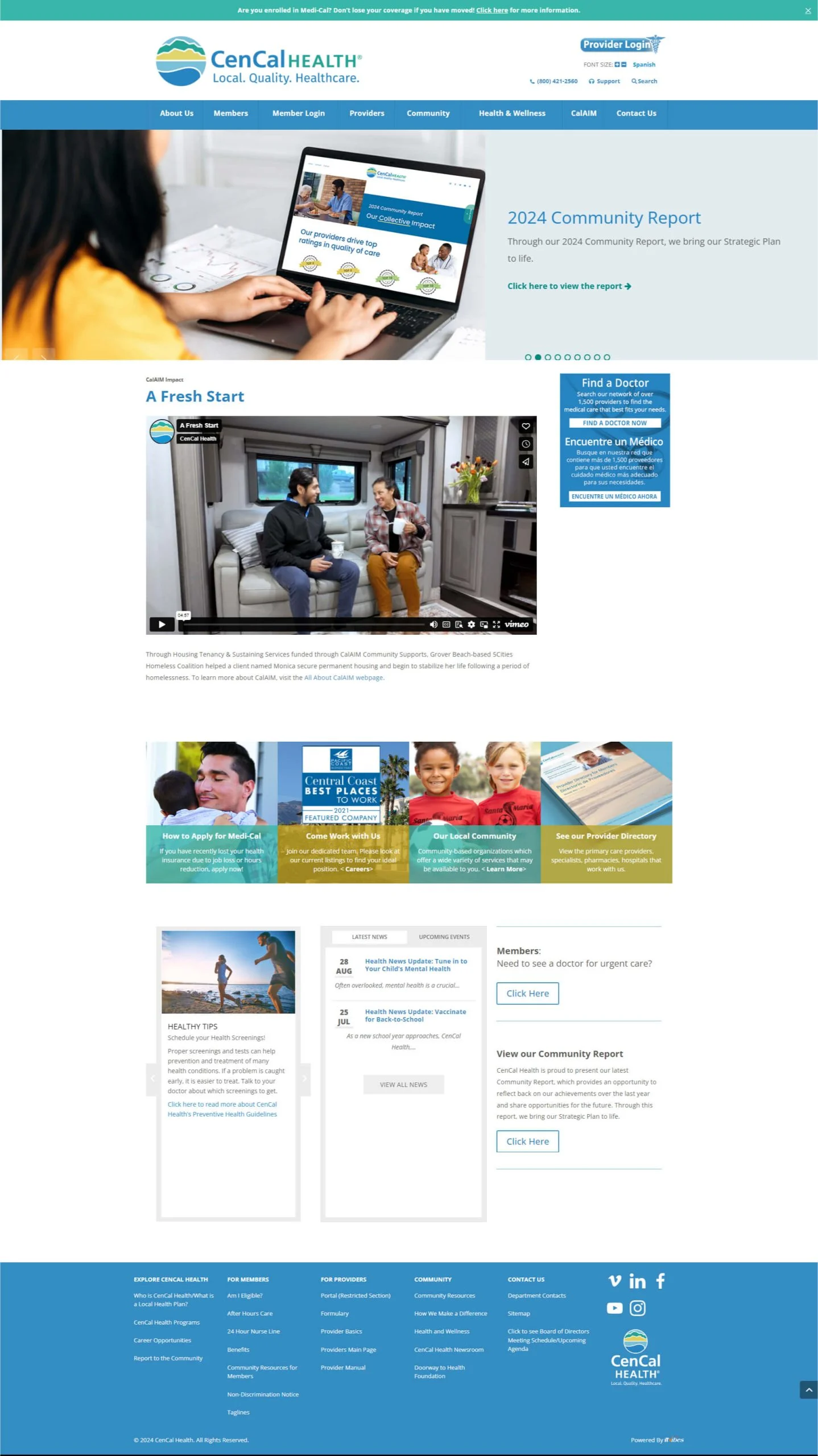 | itvibes full service digital marketing agency in houston Cencal Nonprofit Project Image