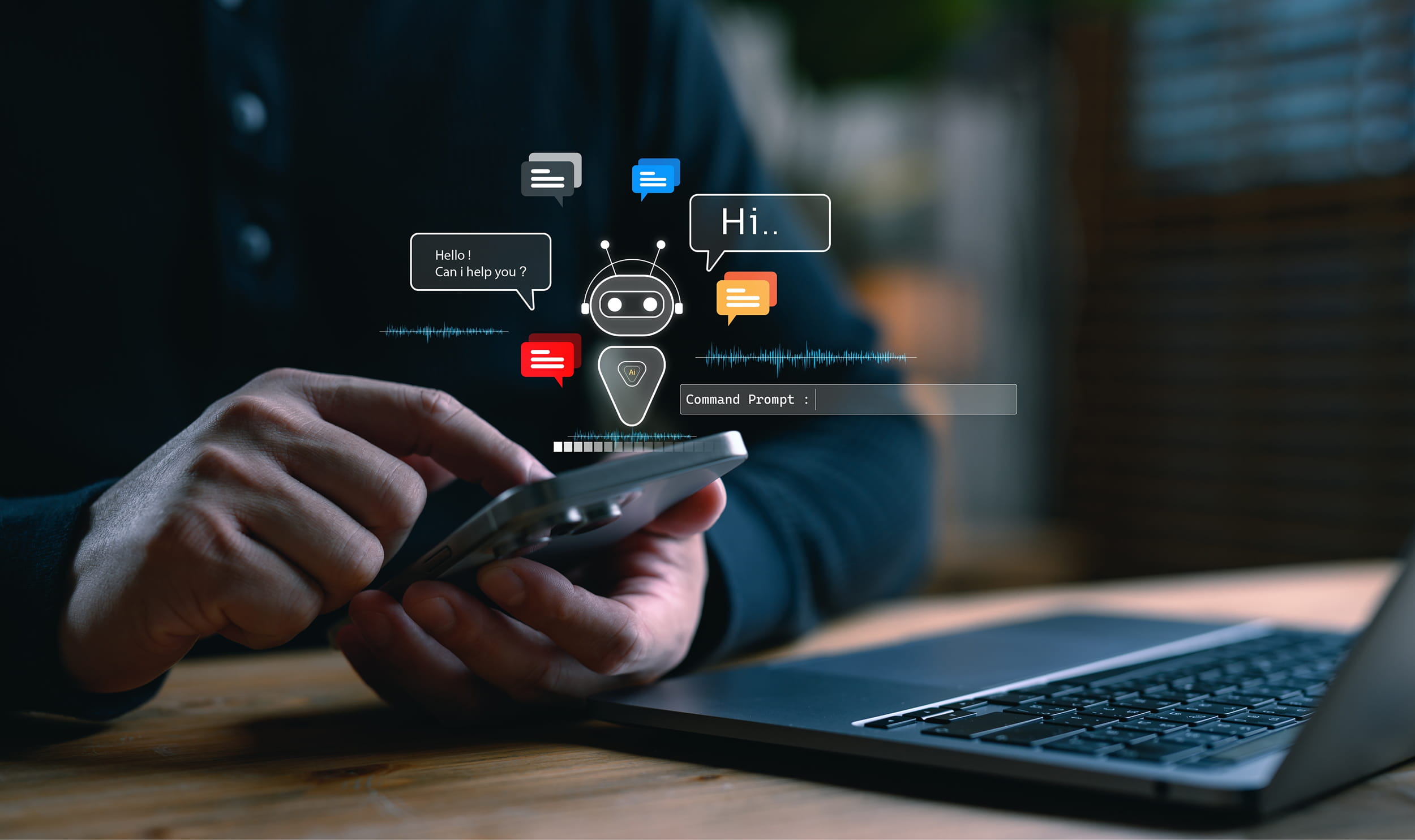 Shutterstock 2623273235 | itvibes full service digital marketing agency in houston Conversational Ai Concept Image