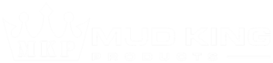 Mud King Products Logo Featuring a Crown Emblem and Bold Text