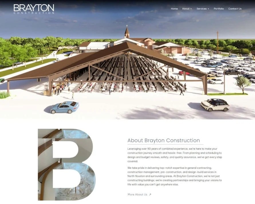 Brayton constructions website designed by itvibes | itvibes full service digital marketing agency in houston Brayton Construction's Website Designed by ITVibes