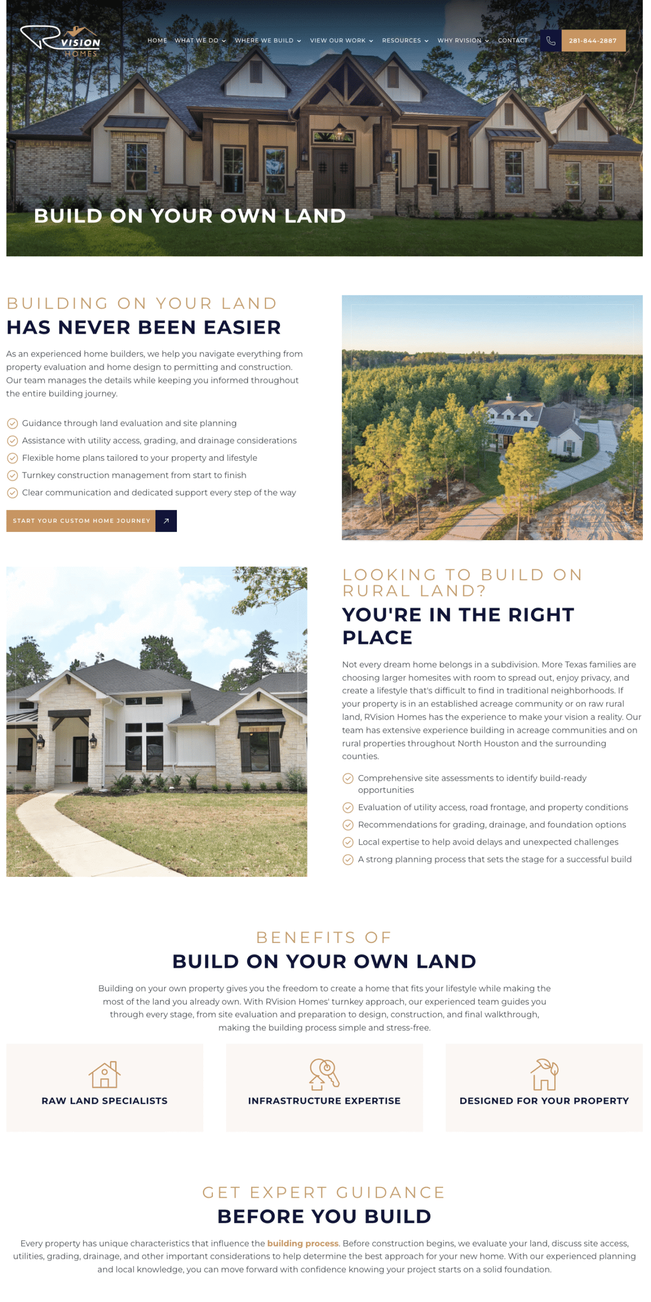Build on your land | itvibes full service digital marketing agency in houston Build on Your Land