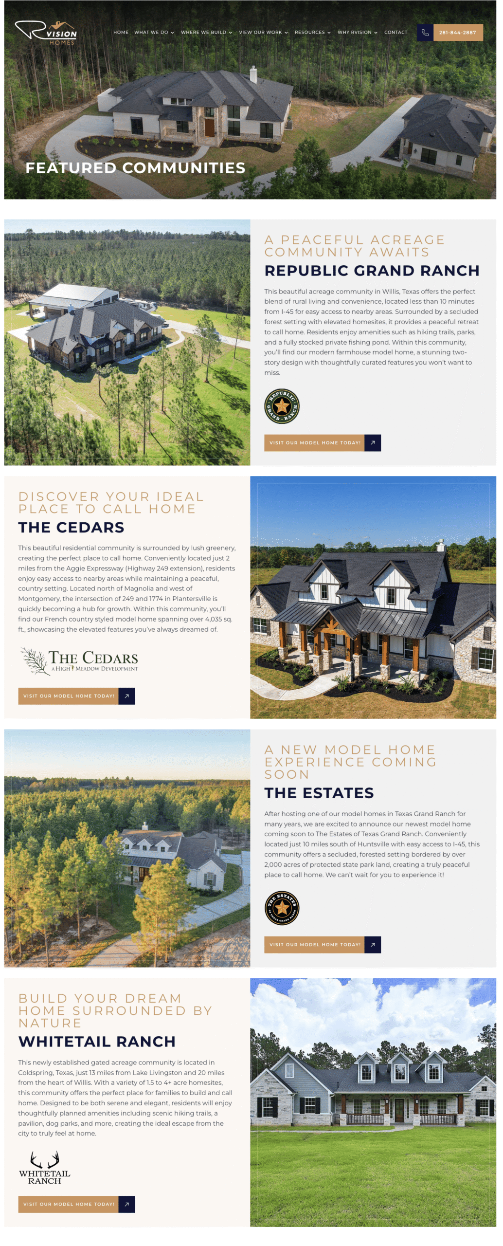 Featured communities | itvibes full service digital marketing agency in houston Featured Communities